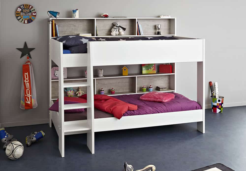 Kids Avenue Tam 3 Bunk Bed The, 3 Sleeper Bunk Bed With Storage