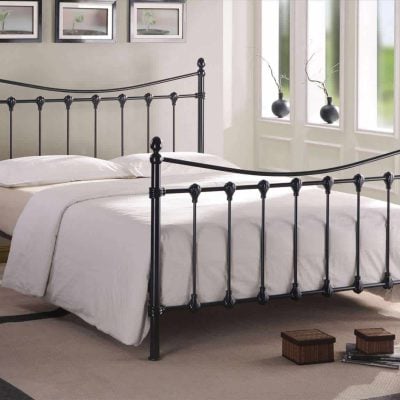 Time Living Miami Ivory Metal Bed Frame The Home and Office Stores 10