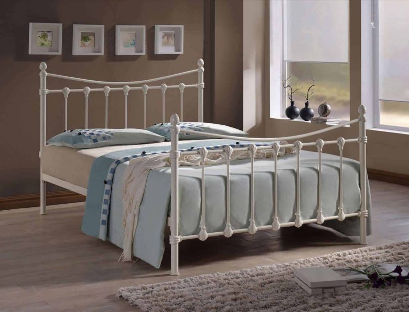 Time Living Florida Ivory Metal Bed Frame The Home and Office Stores 2