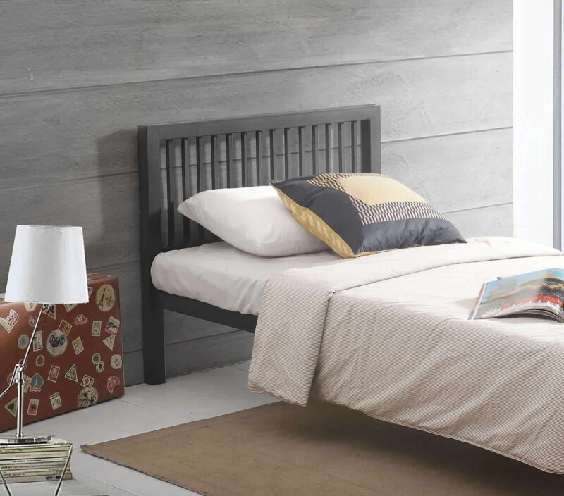 Time Living Meridian Black Metal Bed Frame The Home and Office Stores