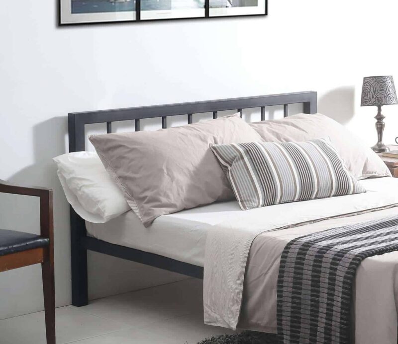 Time Living Metro Black Metal Bed Frame The Home and Office Stores