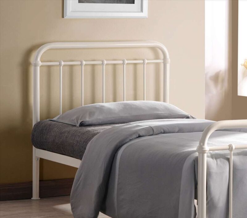Time Living Miami Ivory Metal Bed Frame The Home and Office Stores