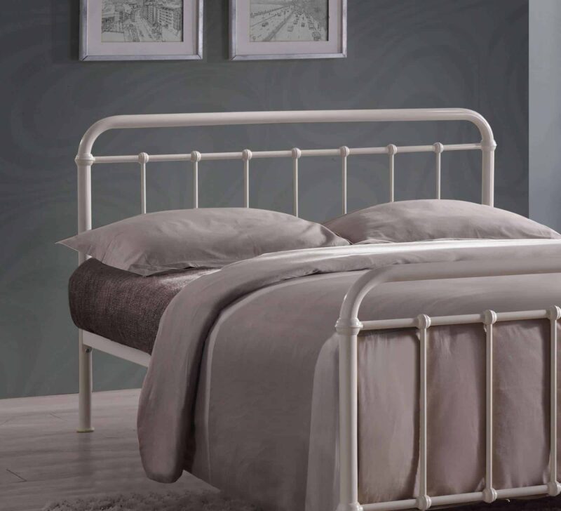 Time Living Miami Ivory Metal Bed Frame The Home and Office Stores