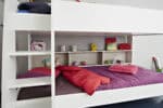 Parisot Tam Tam 3 Bunk Bed White Grey The Home and Office Stores