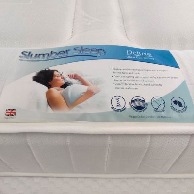 Slumber Sleep Deluxe Open Coil Spring Mattress The Home and Office Stores