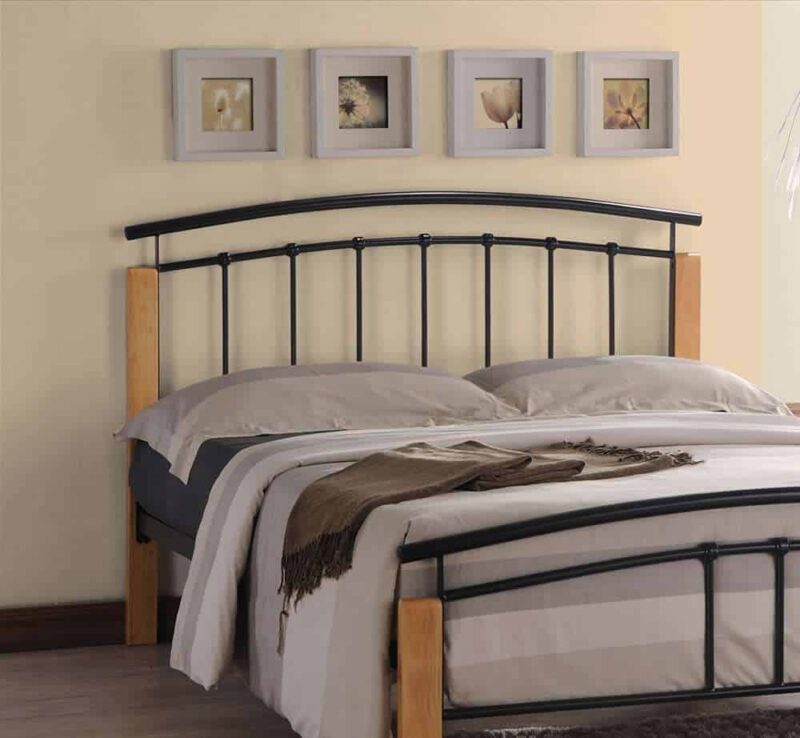 Time Living Tetras Black Metal Bed Frame The Home and Office Stores