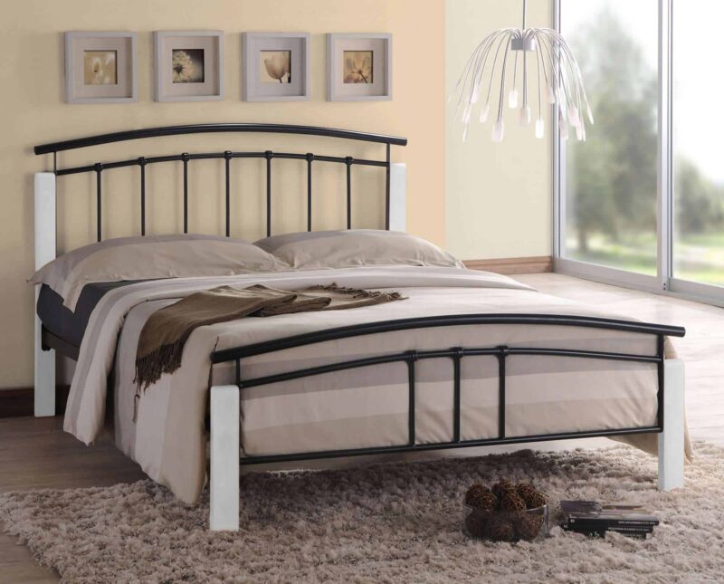 Time Living Tetras Black Metal Bed Frame The Home and Office Stores