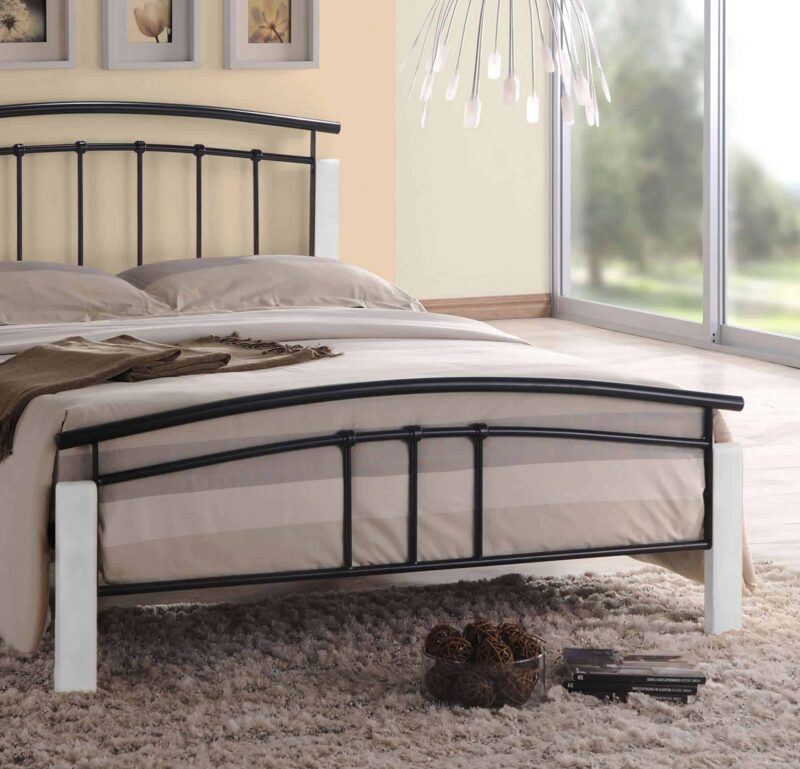 Time Living Tetras Black Metal Bed Frame The Home and Office Stores