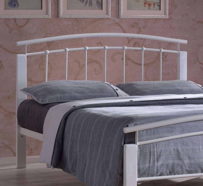 Time Living Tetras White Metal Bed Frame The Home and Office Stores