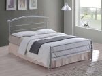 Time Living Brennington Silver Metal Bed Frame