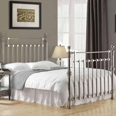 Time Living Edward Metal Bed Chrome Nickel The Home and Office Stores