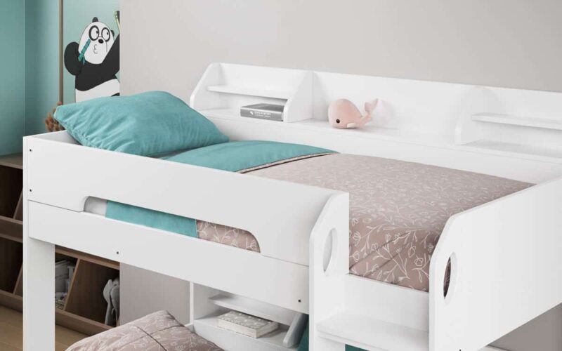 Flair Furnishings Flick Bunk Bed White The Home and Office Stores