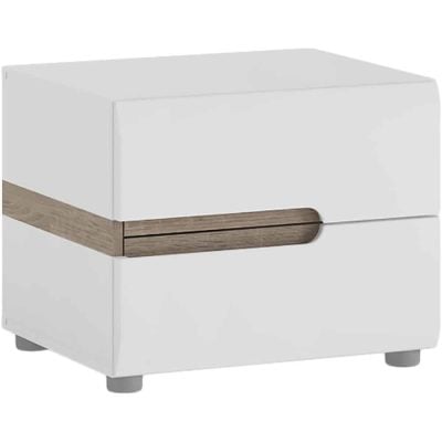 Furniture To Go Chelsea 2 Drawer Bedside Unit The Home and Office Stores