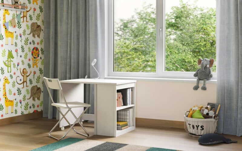 Flair Furnishings Charlie Mid Sleeper Bed Set White The Home and Office Stores