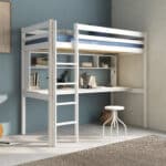 Hit 10 High Sleeper Bed with Long Desk