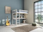 Hit 10 High Sleeper Bed with Long Desk The Home and Office Stores