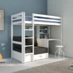 Hit 8 High Sleeper Bed with Black Chair Bed