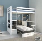 Hit 8 High Sleeper Bed with Black Chair Bed The Home and Office Stores