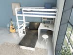 Hit 8 High Sleeper Bed with Black Chair Bed The Home and Office Stores