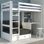 Hit 8 High Sleeper Bed with Black Chair Bed The Home and Office Stores