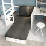 Hit 8 High Sleeper Bed with Black Chair Bed The Home and Office Stores