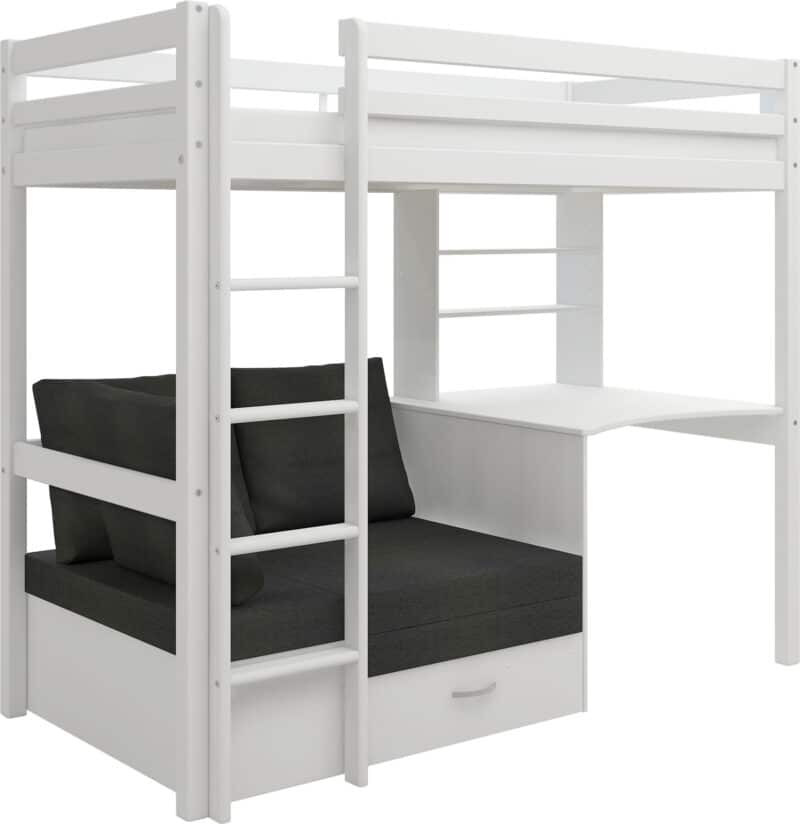 Hit 8 High Sleeper Bed with Black Chair Bed The Home and Office Stores