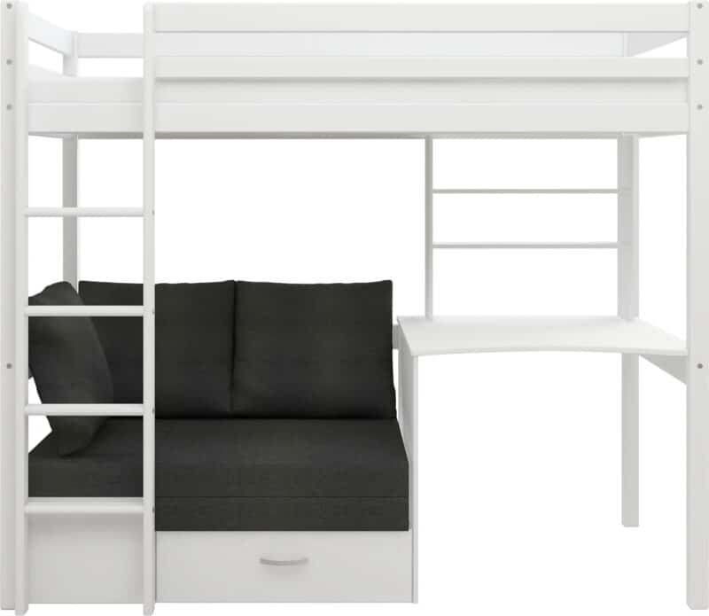Hit 8 High Sleeper Bed with Black Chair Bed The Home and Office Stores