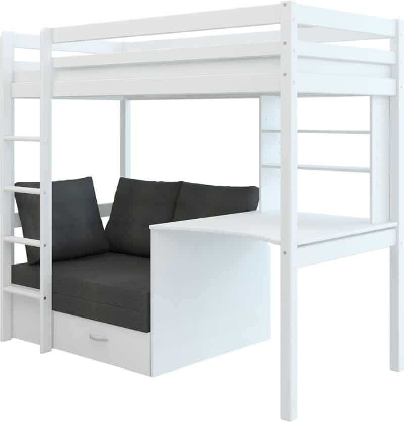 Hit 8 High Sleeper Bed with Black Chair Bed The Home and Office Stores