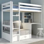Hit 9 High Sleeper Bed with Grey Chair Bed The Home and Office Stores