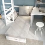 Hit 9 High Sleeper Bed with Grey Chair Bed The Home and Office Stores