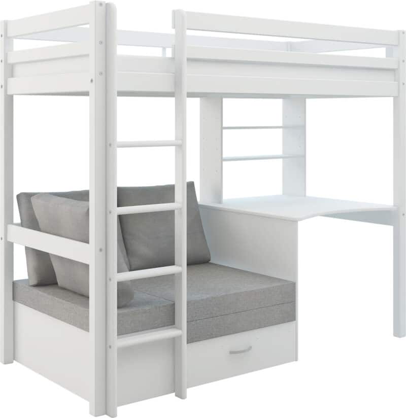 Hit 9 High Sleeper Bed with Grey Chair Bed The Home and Office Stores