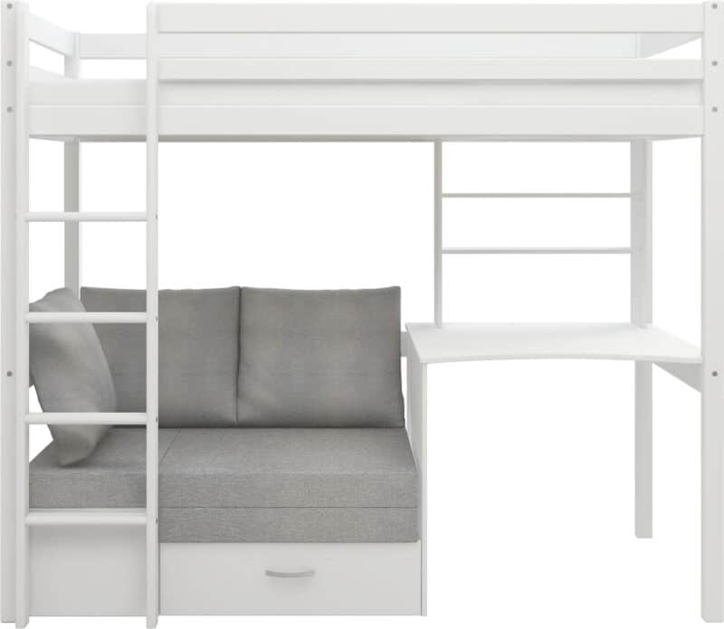 Hit 9 High Sleeper Bed with Grey Chair Bed The Home and Office Stores