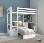 Hit 9 High Sleeper Bed with Grey Chair Bed The Home and Office Stores