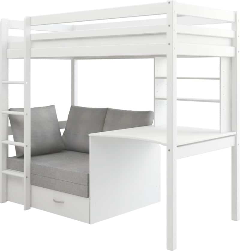 Hit 9 High Sleeper Bed with Grey Chair Bed The Home and Office Stores