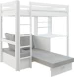 Hit 9 High Sleeper Bed with Grey Chair Bed The Home and Office Stores