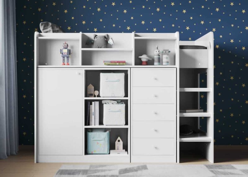 Flair Furnishings Wizard Junior High Sleeper Storage Station Bed The Home and Office Stores