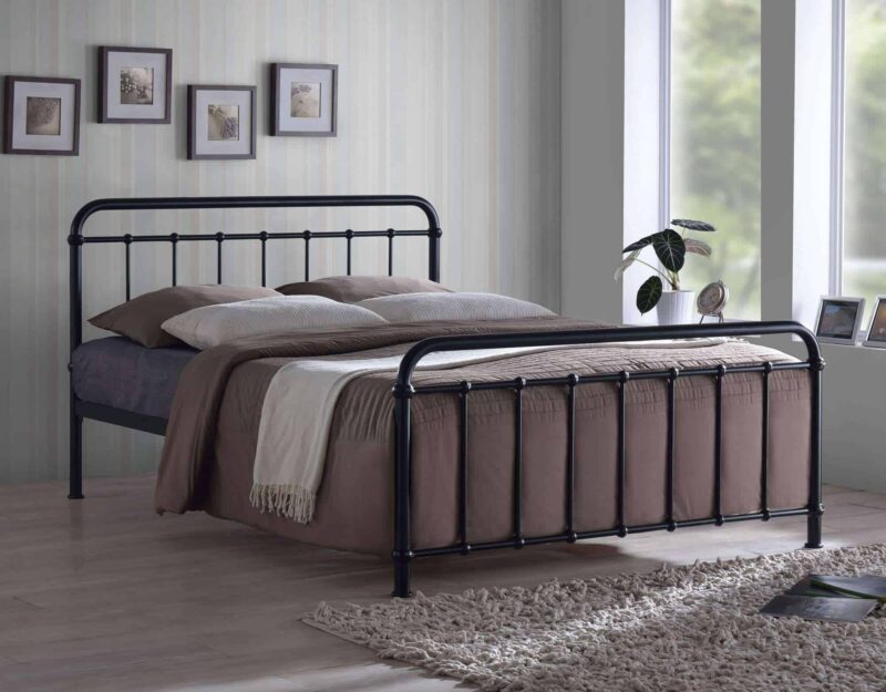 Time Living Miami Black Metal Bed Frame The Home and Office Stores
