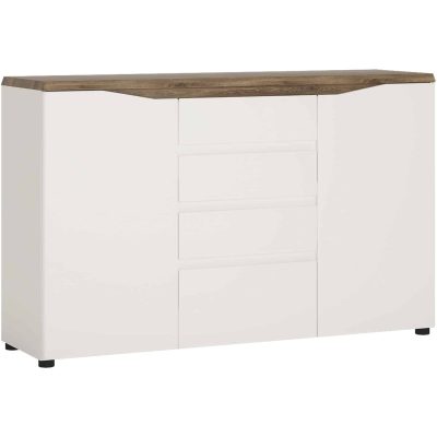 Furniture To Go Toledo 2 Door 4 Drawer Sideboard The Home and Office Stores