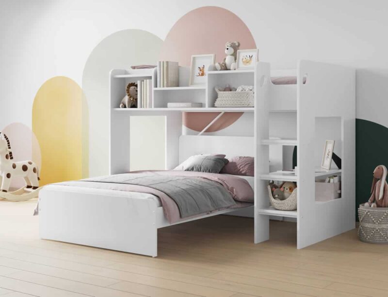 Flair Furnishings Wizard L Shaped Triple Bunk Bed The Home and Office Stores