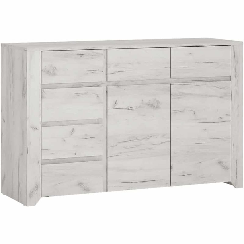 Furniture To Go Angel 2 Door 3 Plus 3 Drawer Wide Chest The Home and Office Stores 2