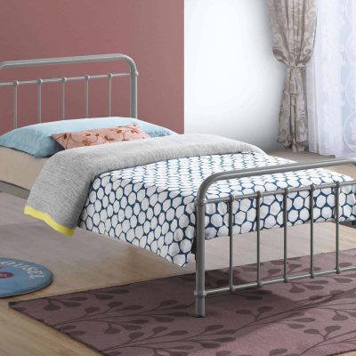 Time Living Miami pebble metal bed frame