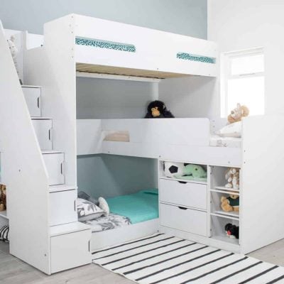 Flair Furnishings Oscar Triple Bunk Bed The Home and Office Stores