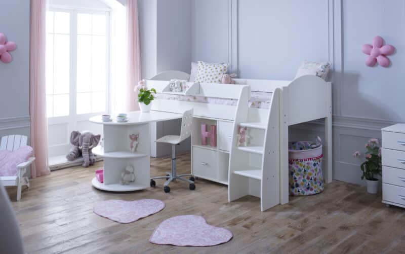Kids Avenue Eli C Mid Sleeper Bed The Home and Office Stores