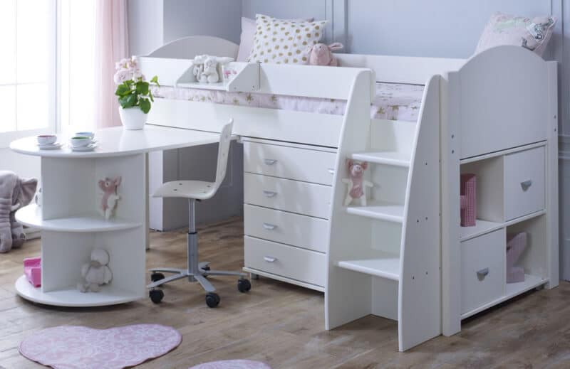 Kids Avenue Eli E Mid Sleeper Bed The Home and Office Stores