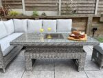 Signature Weave Edwina Special Grey Weave Corner Sofa Set The Home and Office Stores