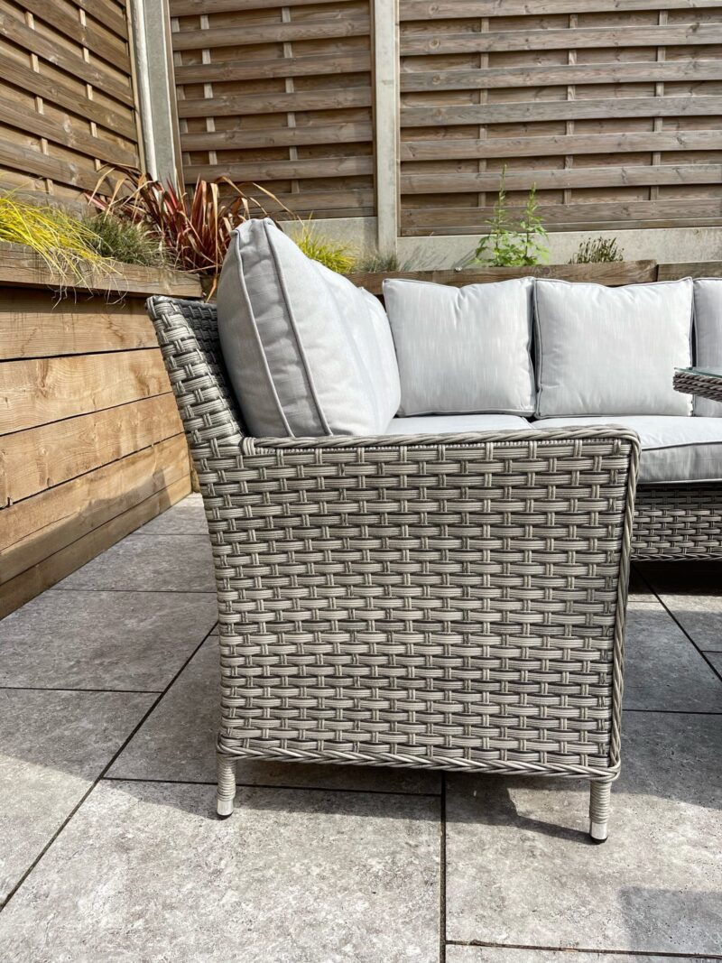 Signature Weave Edwina Special Grey Weave Corner Sofa Set The Home and Office Stores