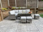Signature Weave Edwina Special Grey Weave Corner Sofa Set The Home and Office Stores