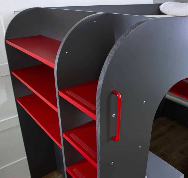 Trasman Podbed 2 High Sleeper Gaming Bed The Home and Office Stores