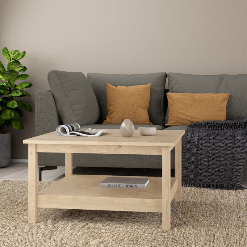 Furniture To Go Madrid Coffee Table Oak The Home and Office Stores