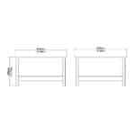 Furniture To Go Madrid Coffee Table Oak The Home and Office Stores